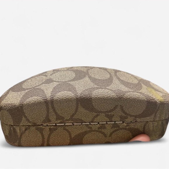 Coach Signature Brown and Cream Eyewear Case - Picture 3 of 3